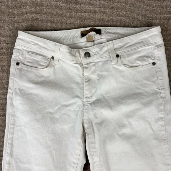 Paige Roxie Women's Capri White Skinny Jeans Size 29 - Picture 3 of 8